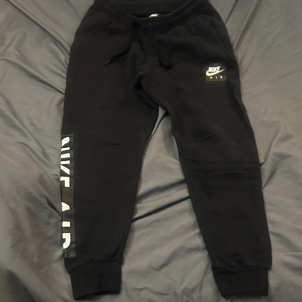 Nike Black Joggers with White Logo